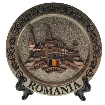Castelul corvinilor, ornament metalic cu suport, model 1010h